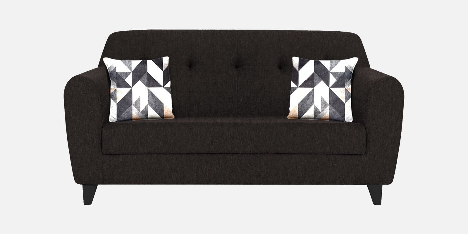 Melaan Fabric 2 Seater Sofa In Cara Brown Colour - Febonic Living
