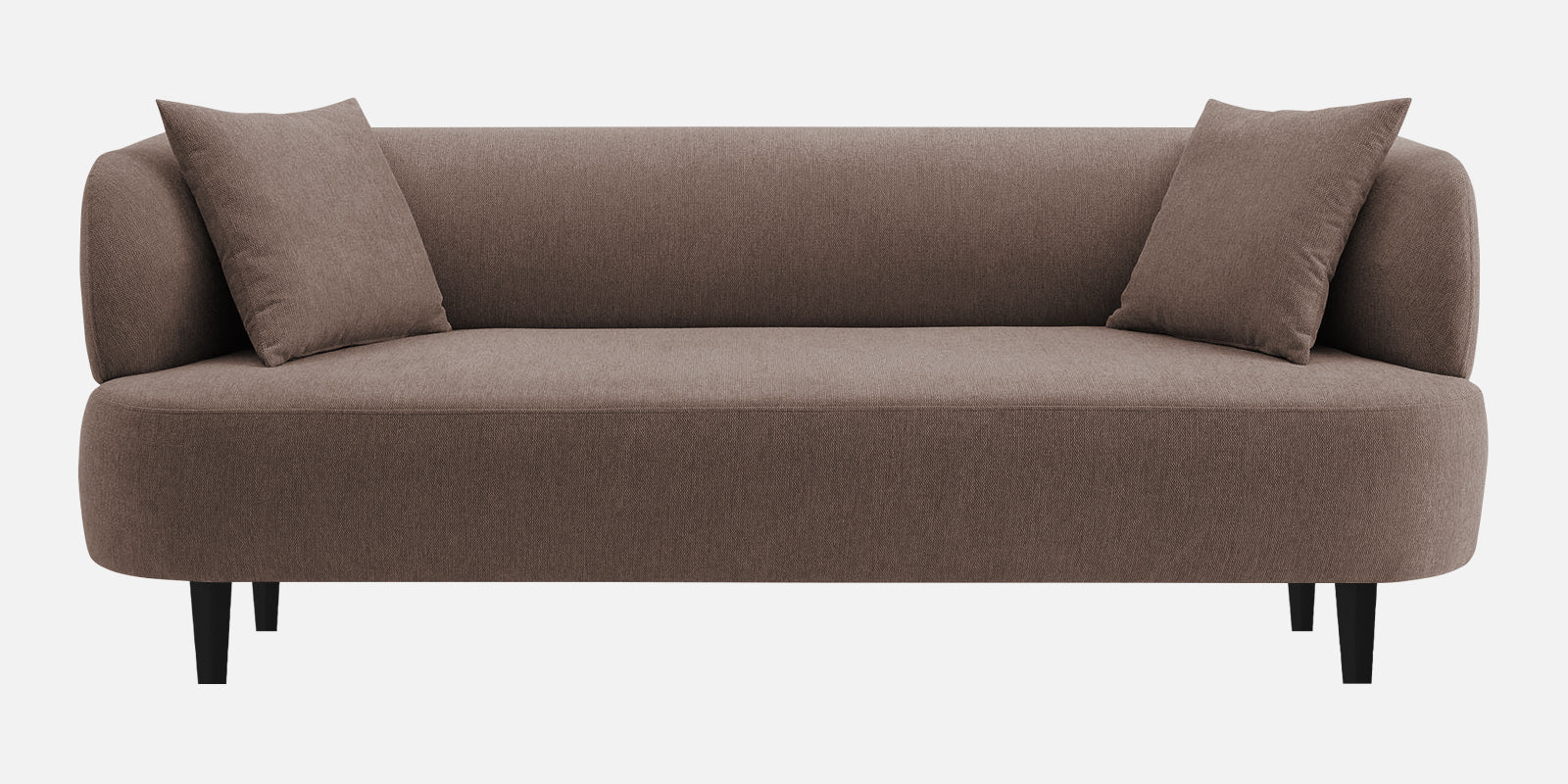 Carson Fabric 3 Seater Sofa In Ginger Brown Colour - Febonic Living