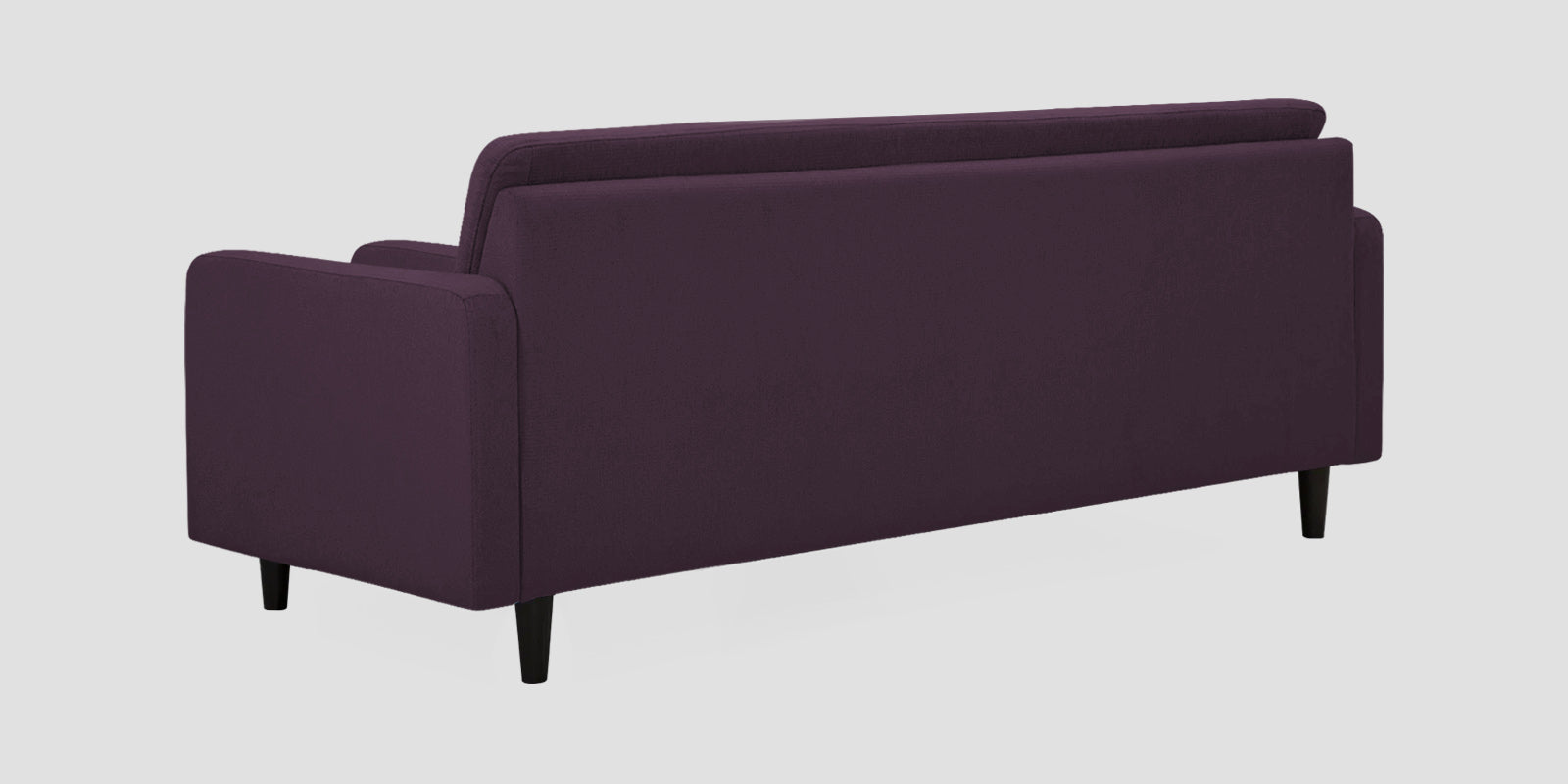 Noha Fabric 3 Seater Sofa In Greek Purple Colour - Febonic Living