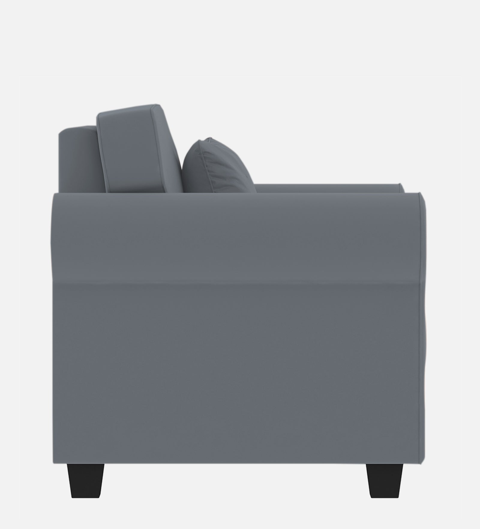 Numonk Velvet 1 Seater Sofa In Pubble Grey Colour - Febonic Living