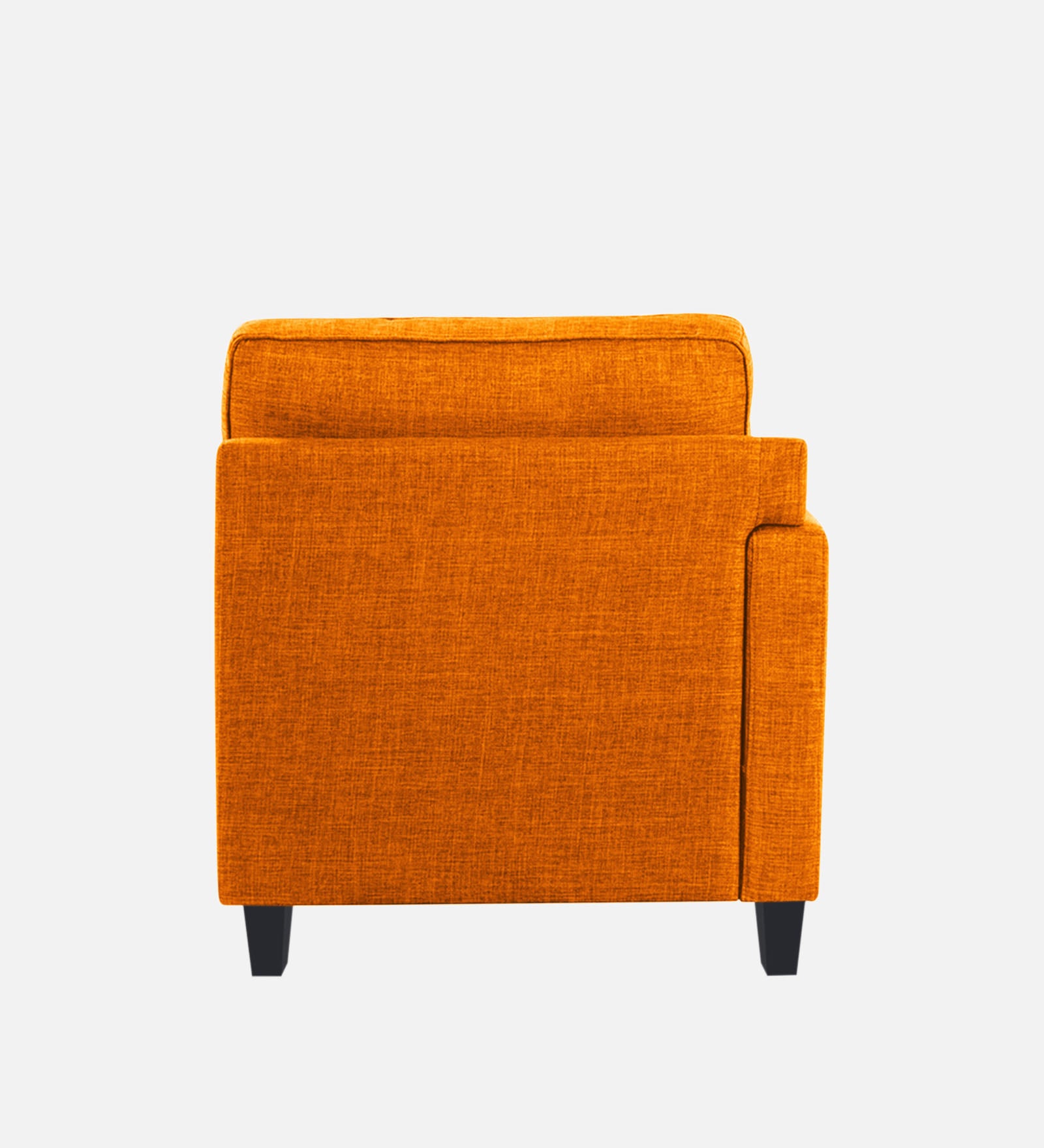 Harry Fabric LHS Chaise Lounger In Vivid Orange Colour - Febonic Living