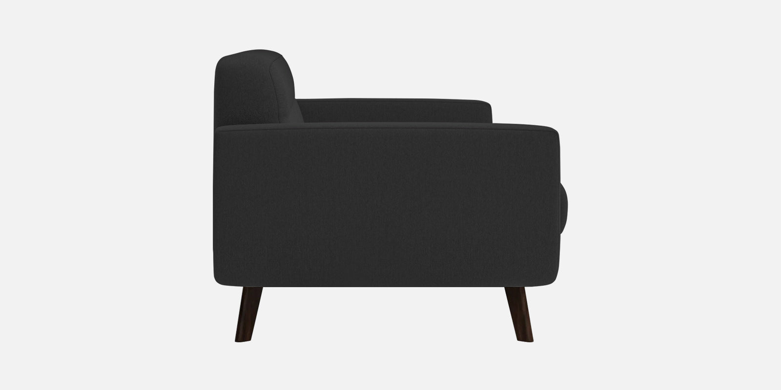 Marsela Fabric 2 Seater Sofa In Bitter Black Colour - Febonic Living
