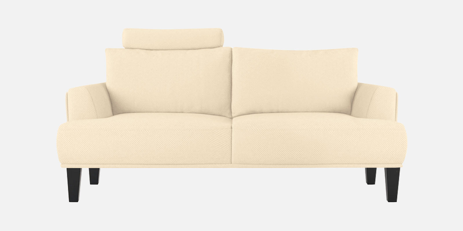 Como Fabric 2 Seater Sofa In Ivory Cream Colour - Febonic Living