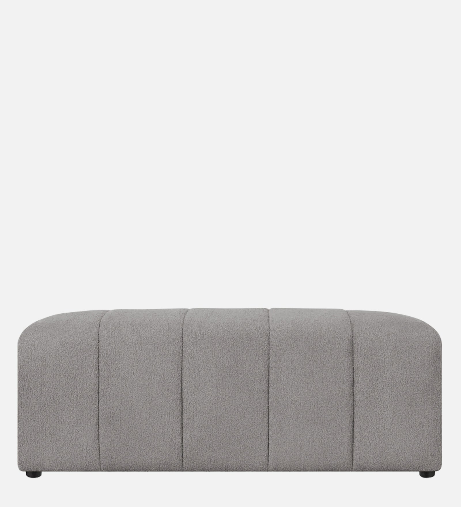 Rexi Boucle Fabric Bench In Swedan Gary Colour - Febonic Living
