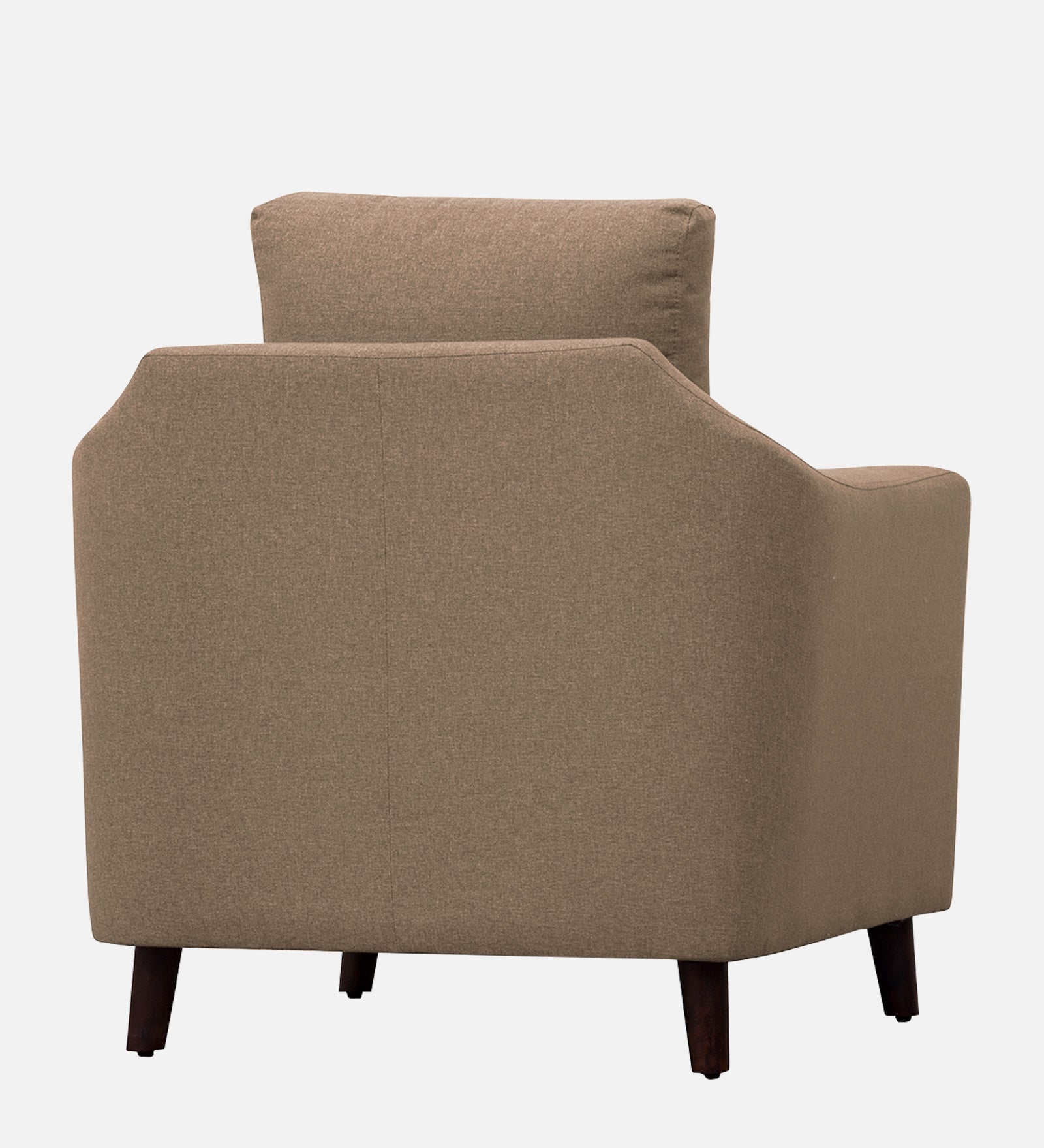 Kevin Fabric 1 Seater Sofa In Cosmic Beige Colour - Febonic Living
