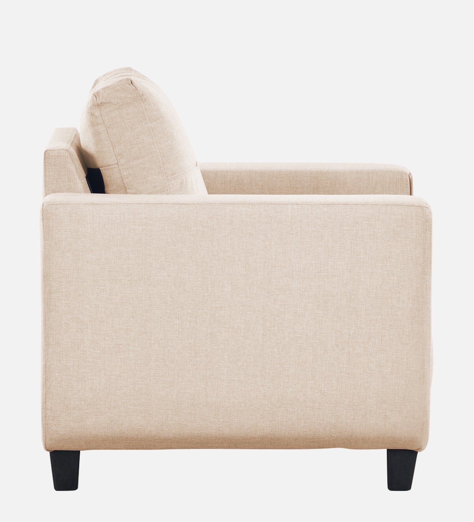 Perry Fabric 1 Seater Sofa In Woom Beige Colour - Febonic Living