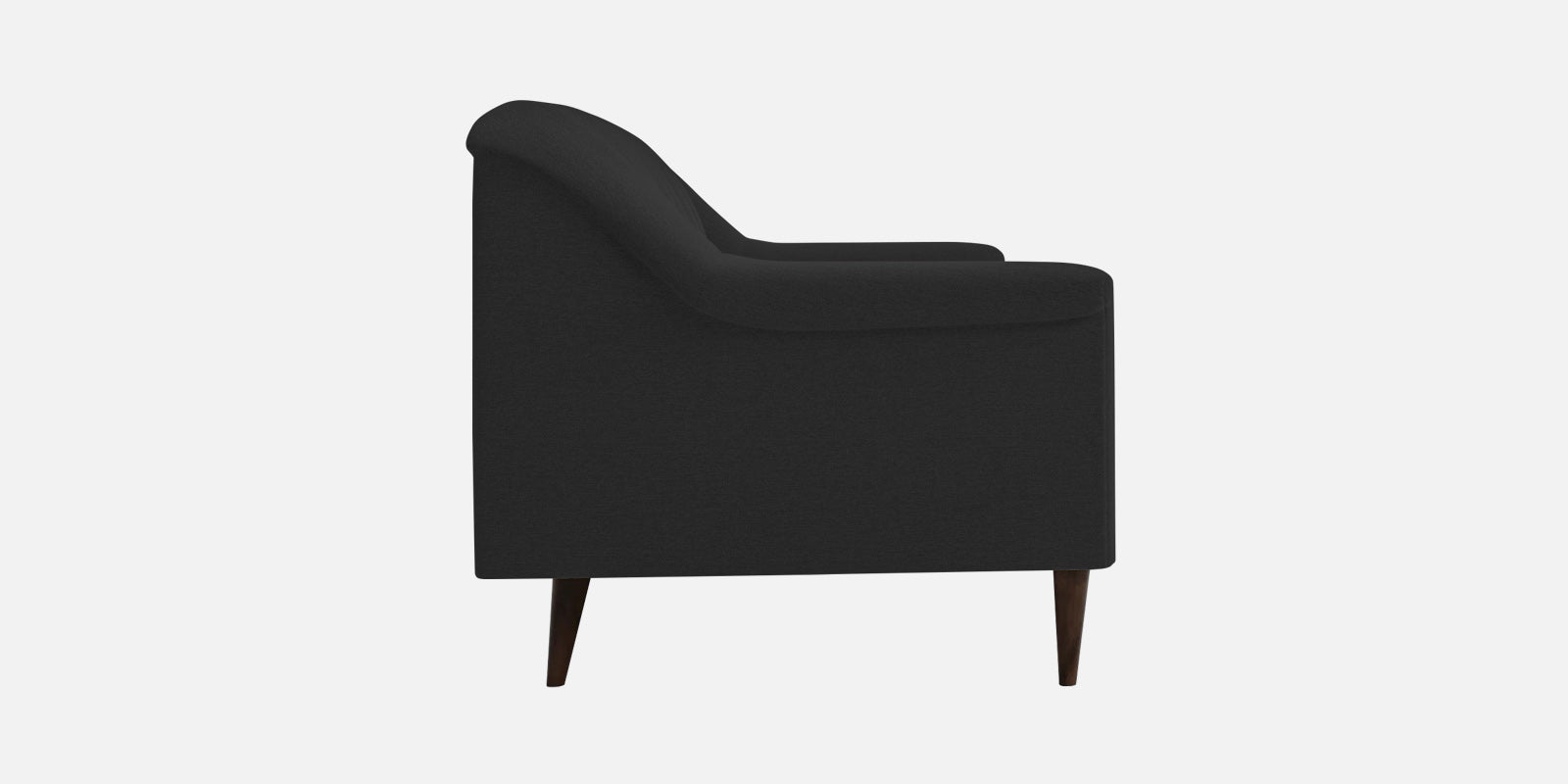 Homer Fabric 3 Seater Sofa In Bitter Black Colour - Febonic Living