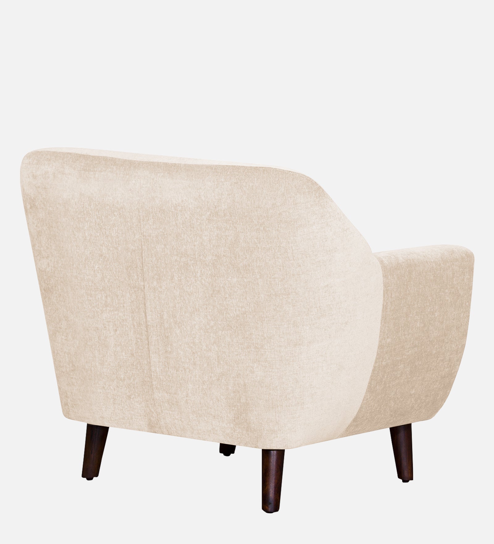 German Fabric 1 Seater Sofa In Woom Beige Colour - Febonic Living