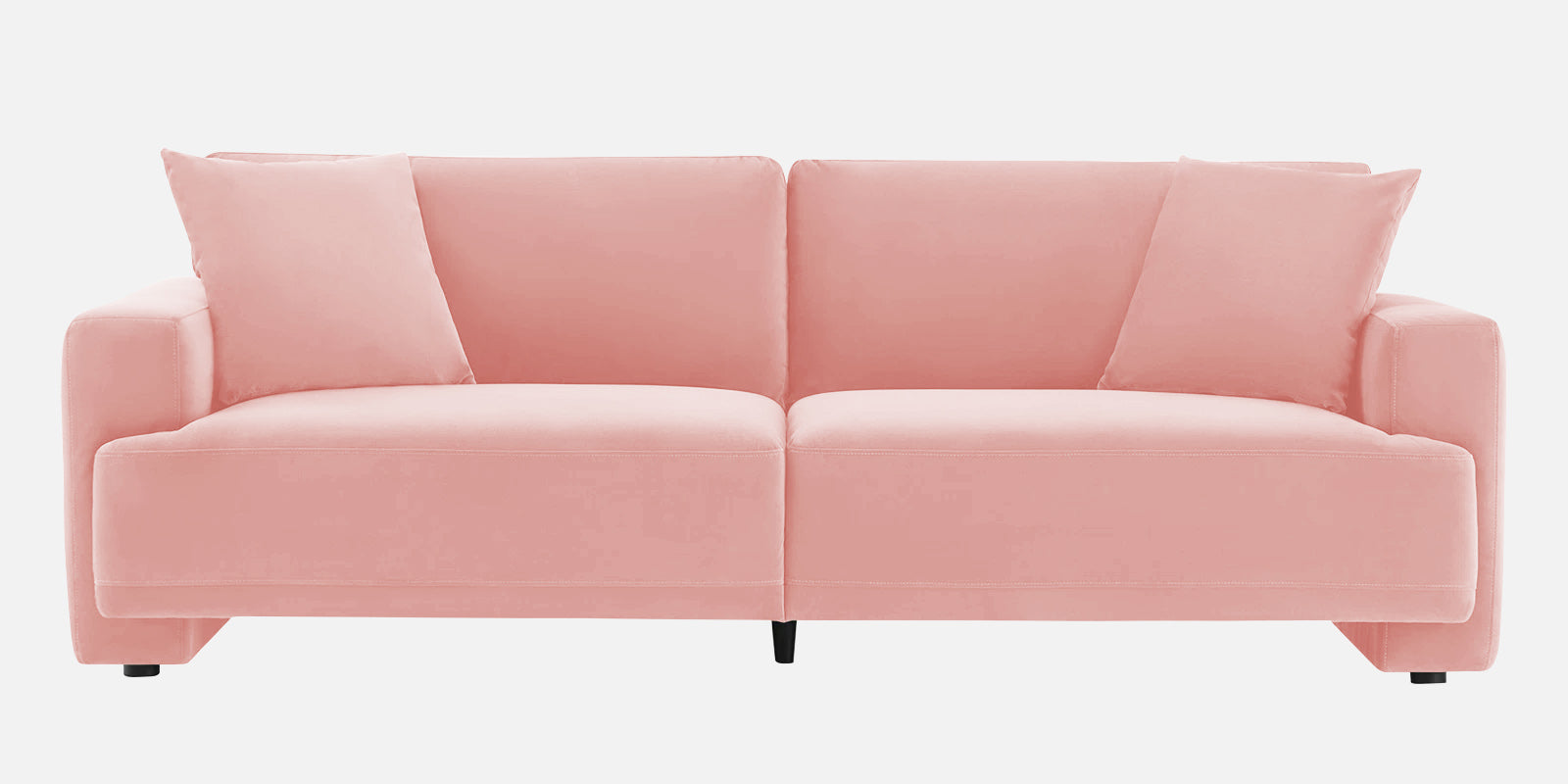 Kosta Velvet 3 Seater Sofa in Millennial Pink Colour