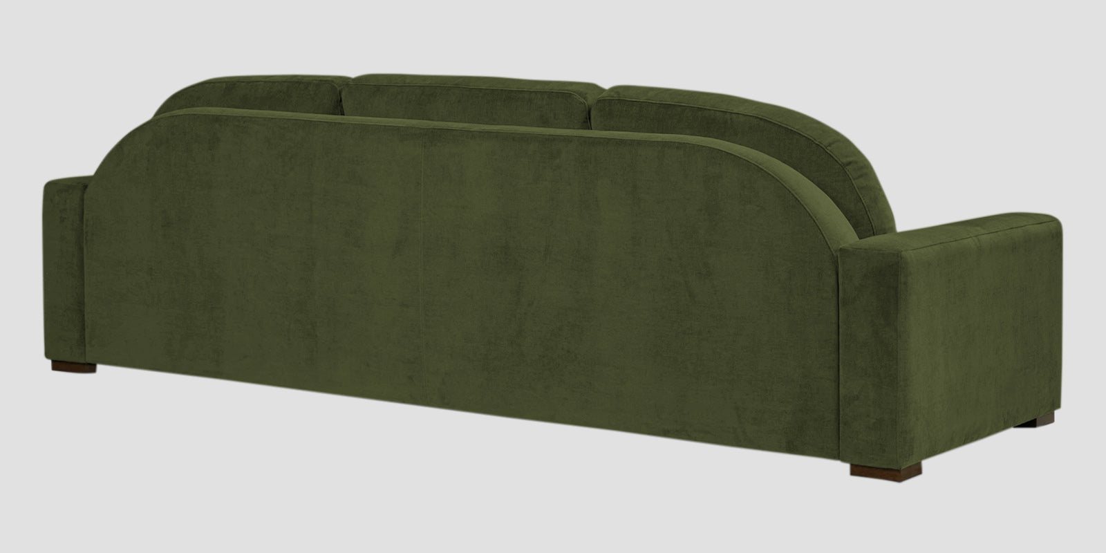 Dara Fabric 3 Seater Sofa In Olive Green Colour