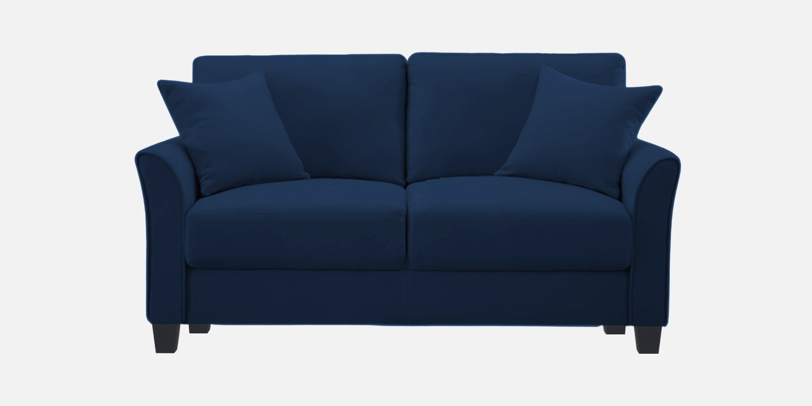 Daroo Velvet 2 Seater Sofa In Imperial Blue Colour - Febonic Living