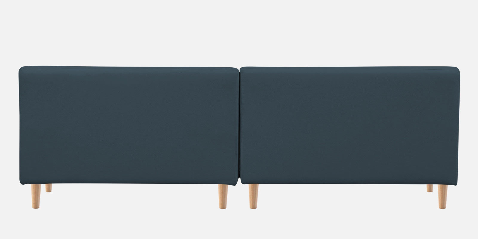 Woody Fabric LHS Sectional Sofa (3+Lounger) In Cobalt Blue Colour - Febonic Living