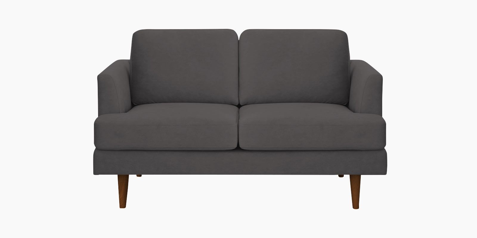 Motra Velvet 2 Seater Sofa In Davy grey Colour - Febonic Living