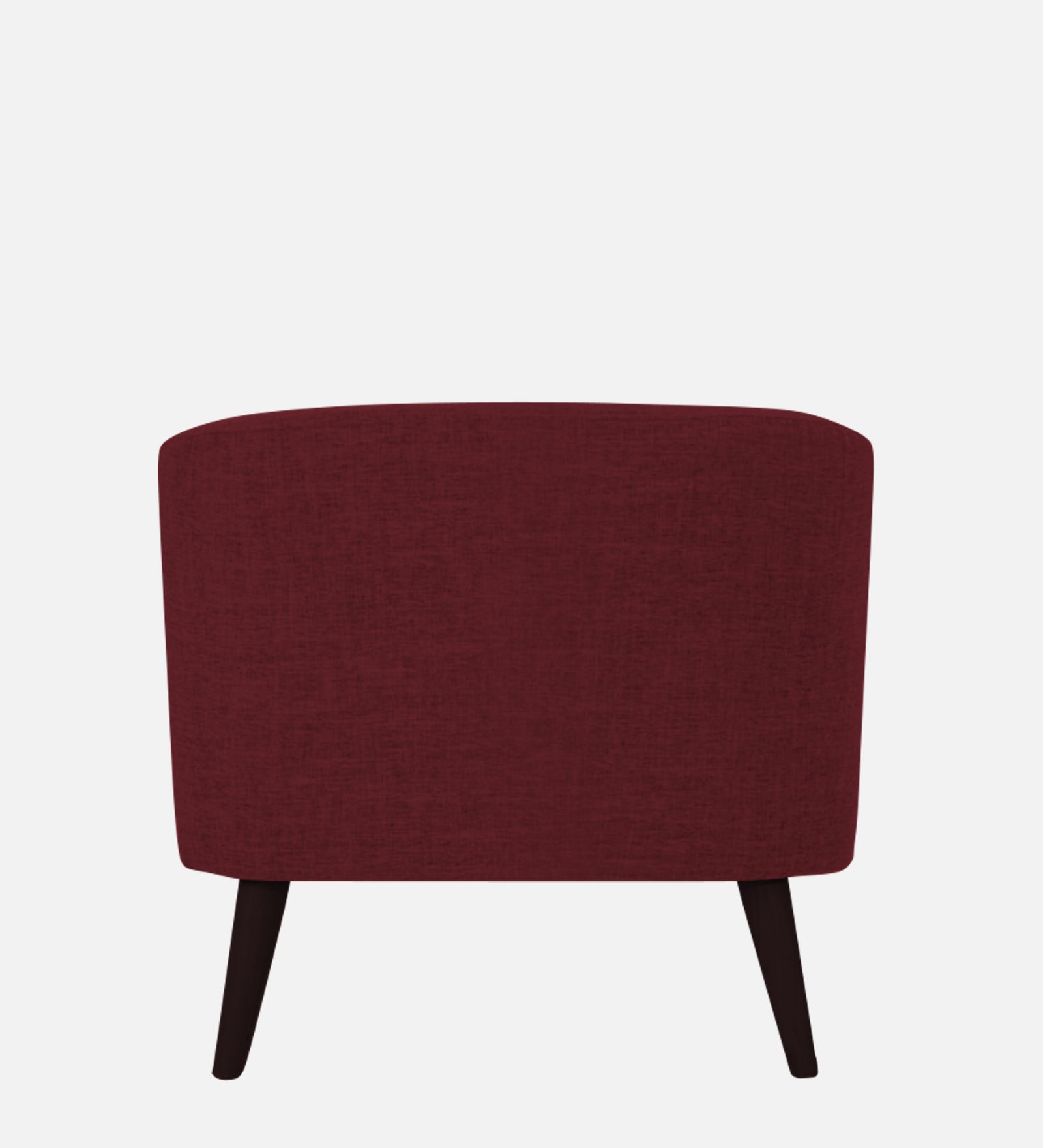 Casper Fabric 1 Seater Sofa In Blood Maroon Colour - Febonic Living