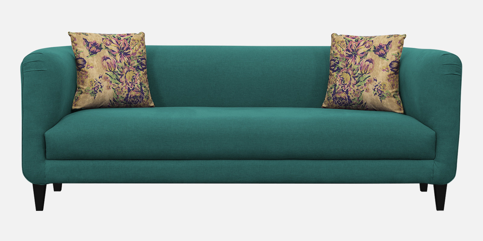 Niki Fabric 3 Seater Sofa In Sea Green Colour - Febonic Living