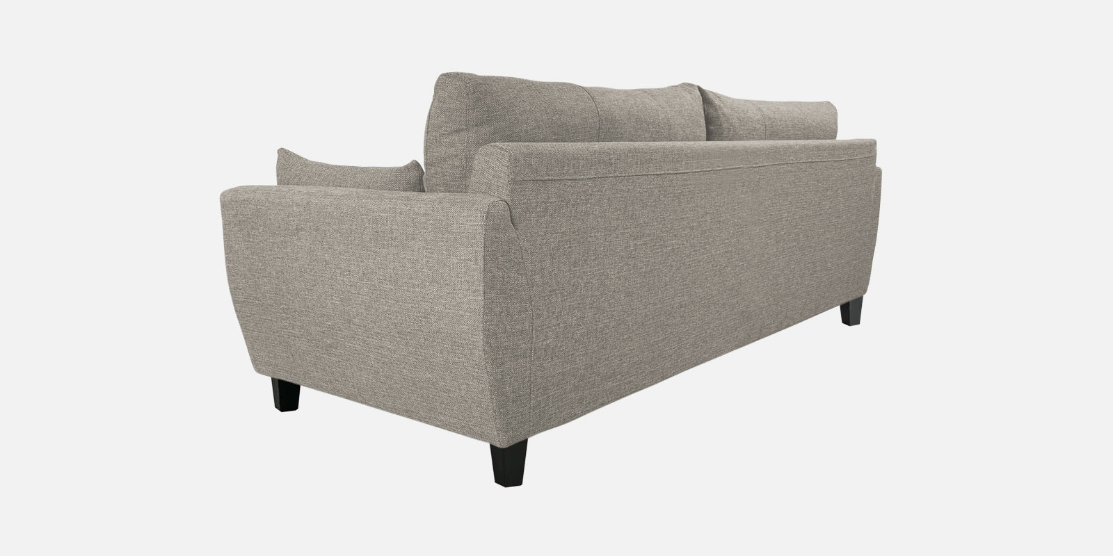 Mario Fabric 3 Seater Sofa In Ash Grey Colour - Febonic Living