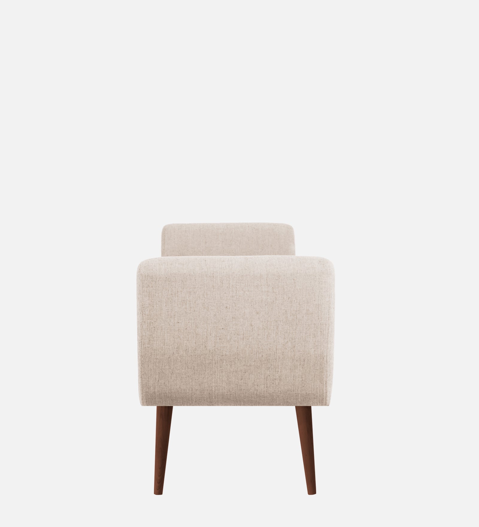 Cartes Velvet Bench In Camel Beige Colour