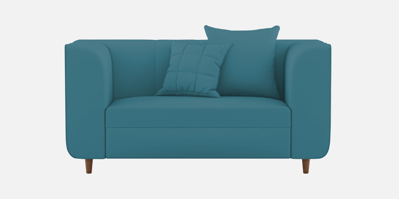 Sumo Velvet 2 Seater Sofa In Aqua Blue Colour - Febonic Living