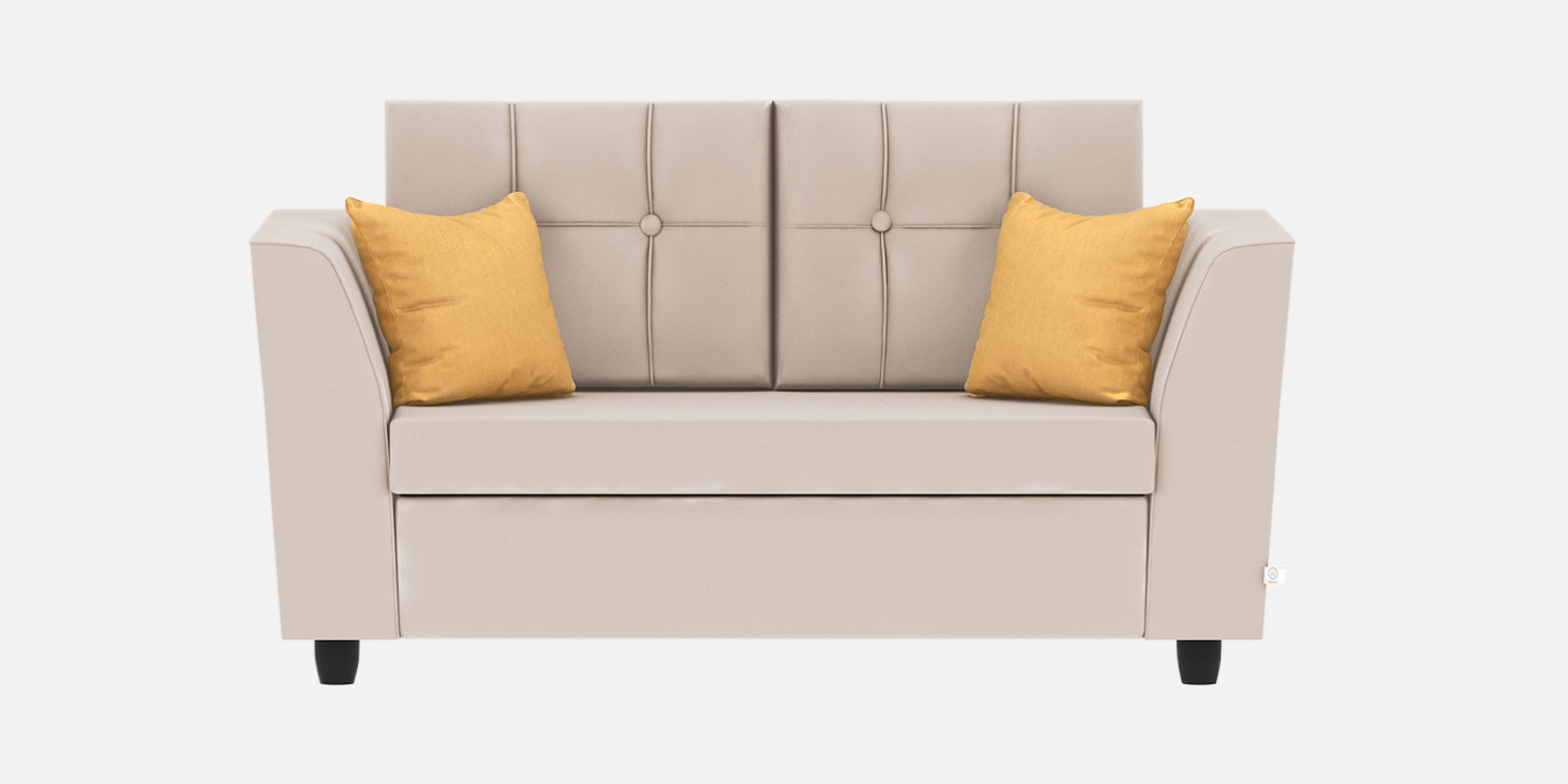 Nestin Velvet 2 Seater Sofa In Camel Beige Colour - Febonic Living