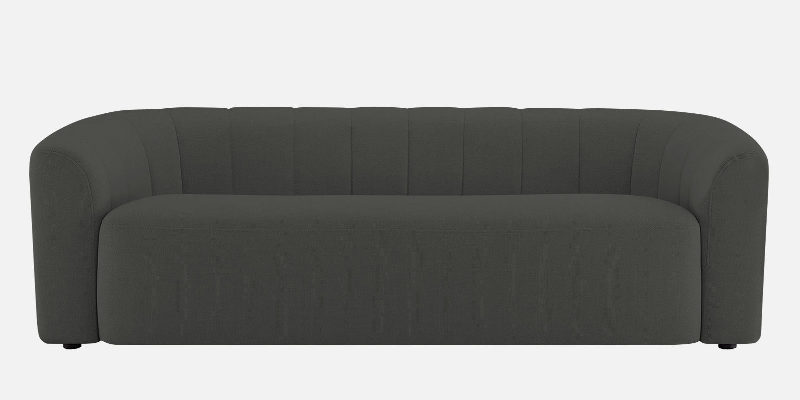 Mara Fabric 3 Seater Sofa In Charcoal Grey Colour - Febonic Living