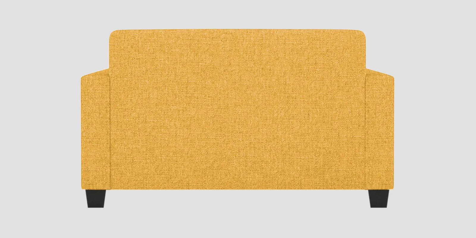 Lipu Fabric 2 Seater Sofa In Bold Yellow Colour Febonic Living