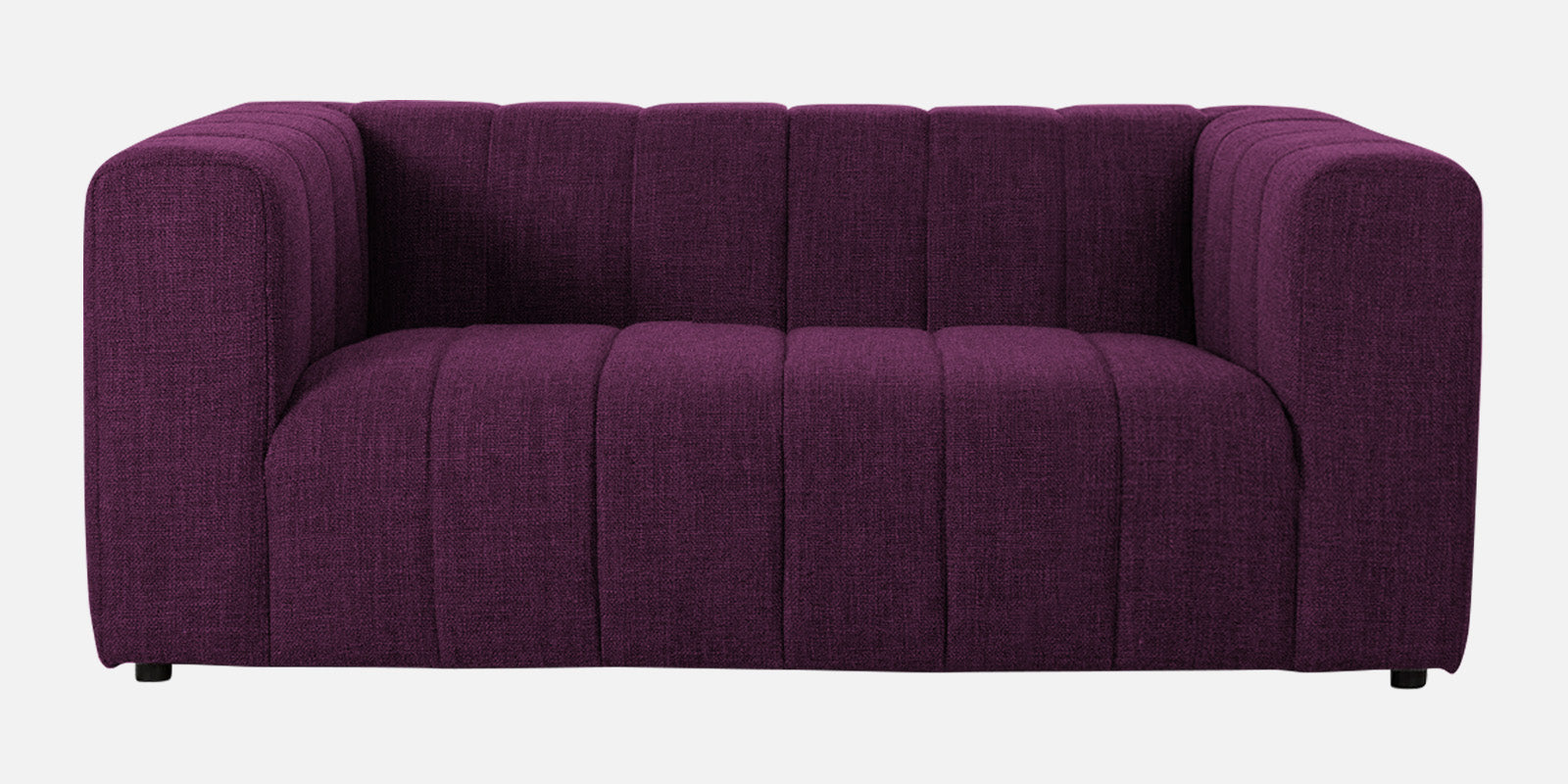 Lara Fabric 2 Seater Sofa In Greek Purple Colour - Febonic Living