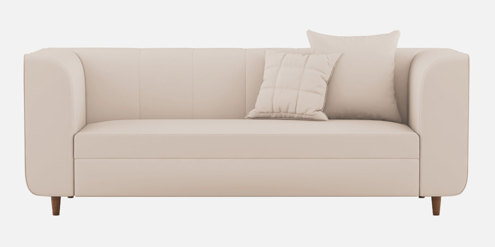 Sumo Velvet 3 Seater Sofa In Camel Beige Colour - Febonic Living