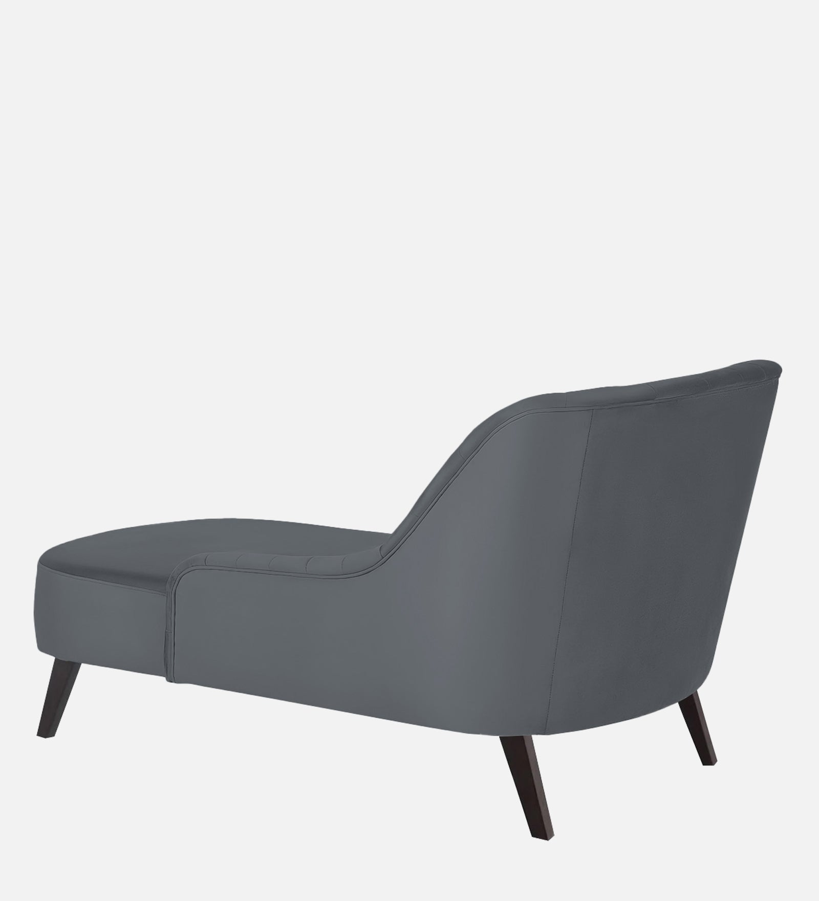Flora Velvet LHS Chaise Lounger In Pubble Grey Colour - Febonic Living