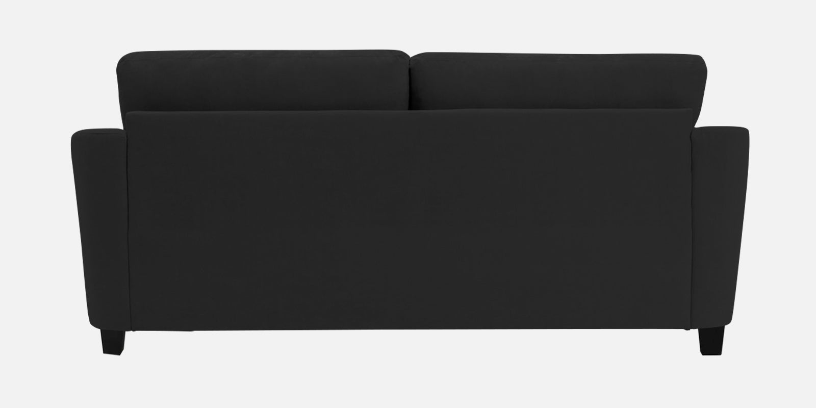 Mulan Fabric 2 Seater Sofa In Bitter Black Colour - Febonic Living
