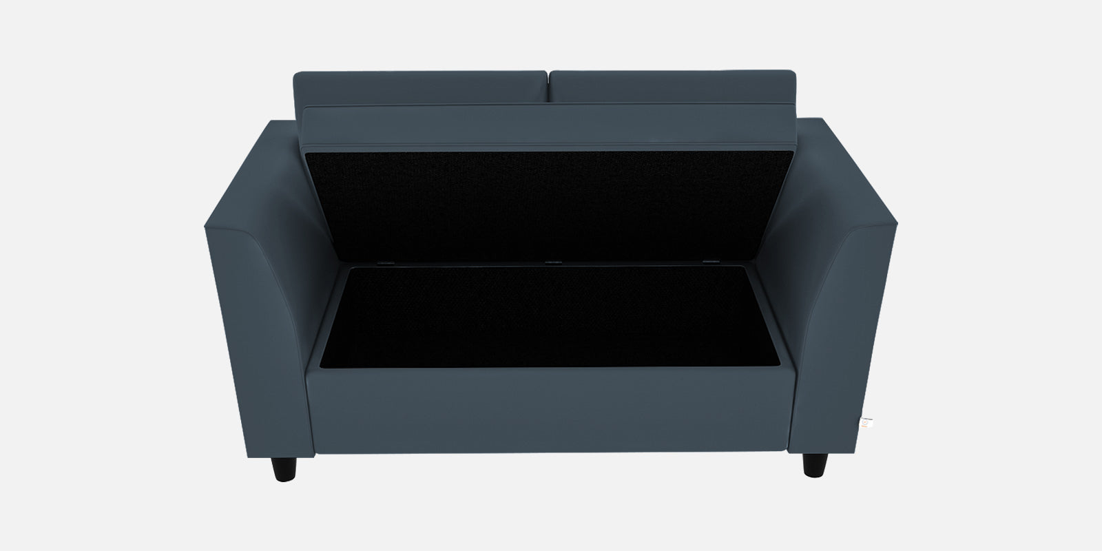 Bristo Velvet 2 Seater Sofa in Oxford Blue Colour With Storage