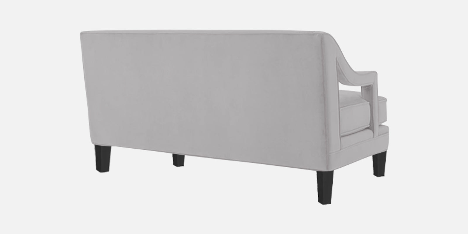 Daffy Velvet 2 Seater Sofa In Concrete Grey Colour - Febonic Living