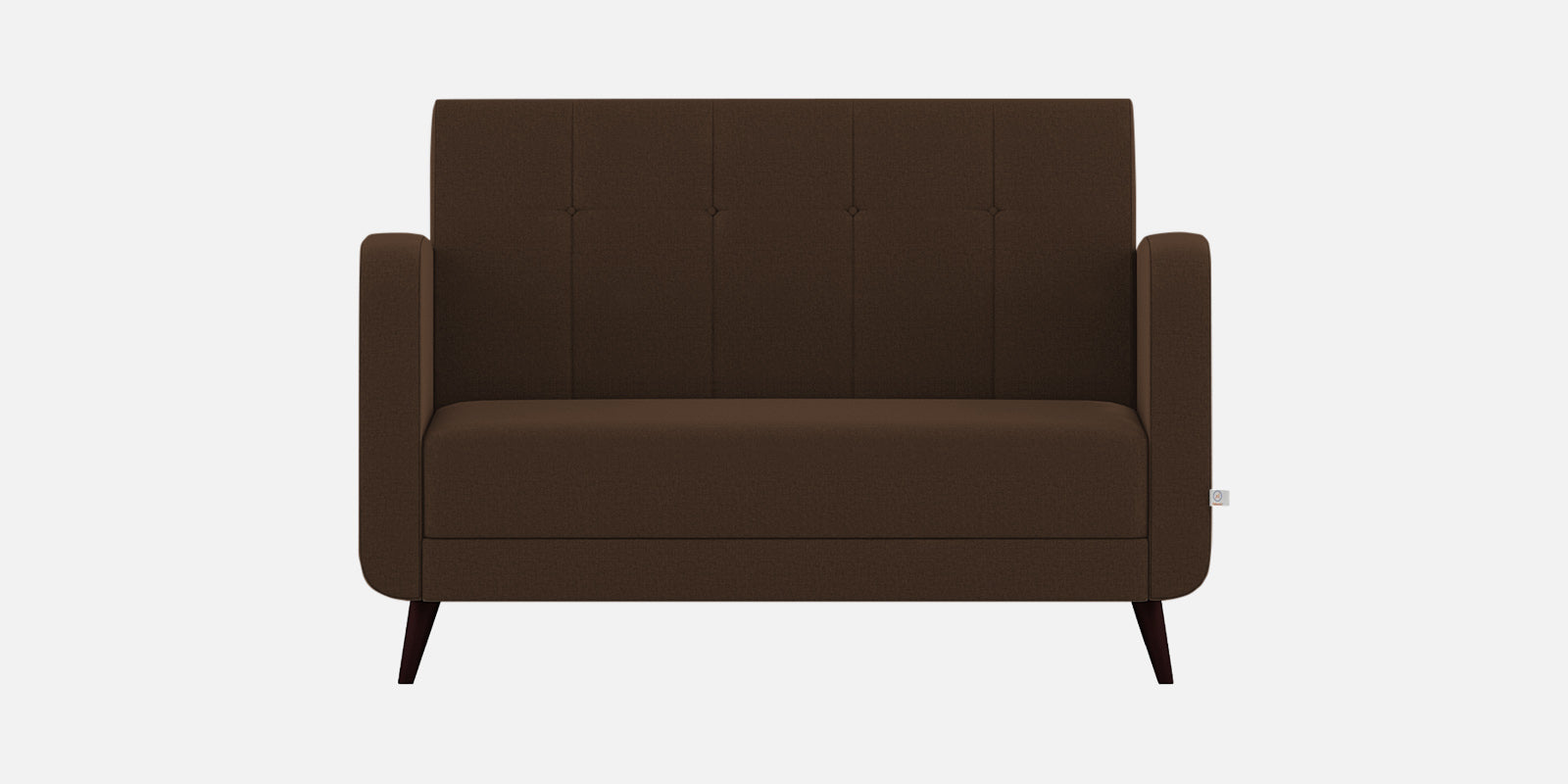 Wiki Velvet 2 Seater Sofa In Chocolate Brown Colour - Febonic Living