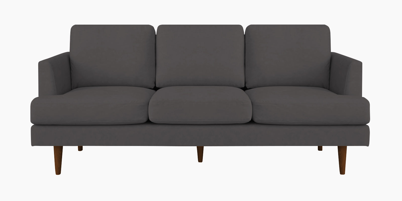 Motra Velvet 3 Seater Sofa in Davy grey Colour