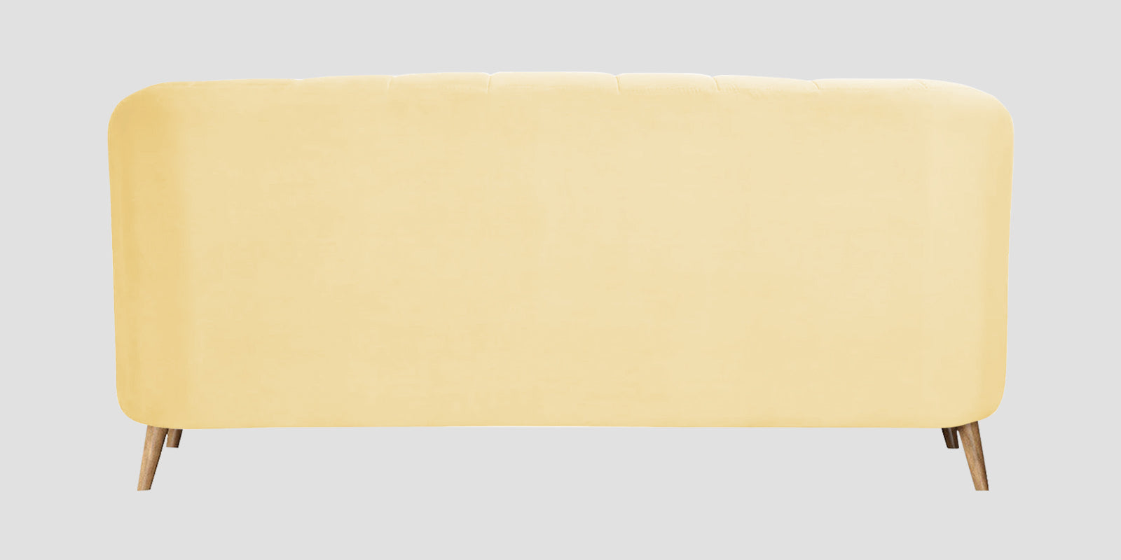 Kaylee Velvet 3 Seater Sofa In Sandy Beige Colour - Febonic Living