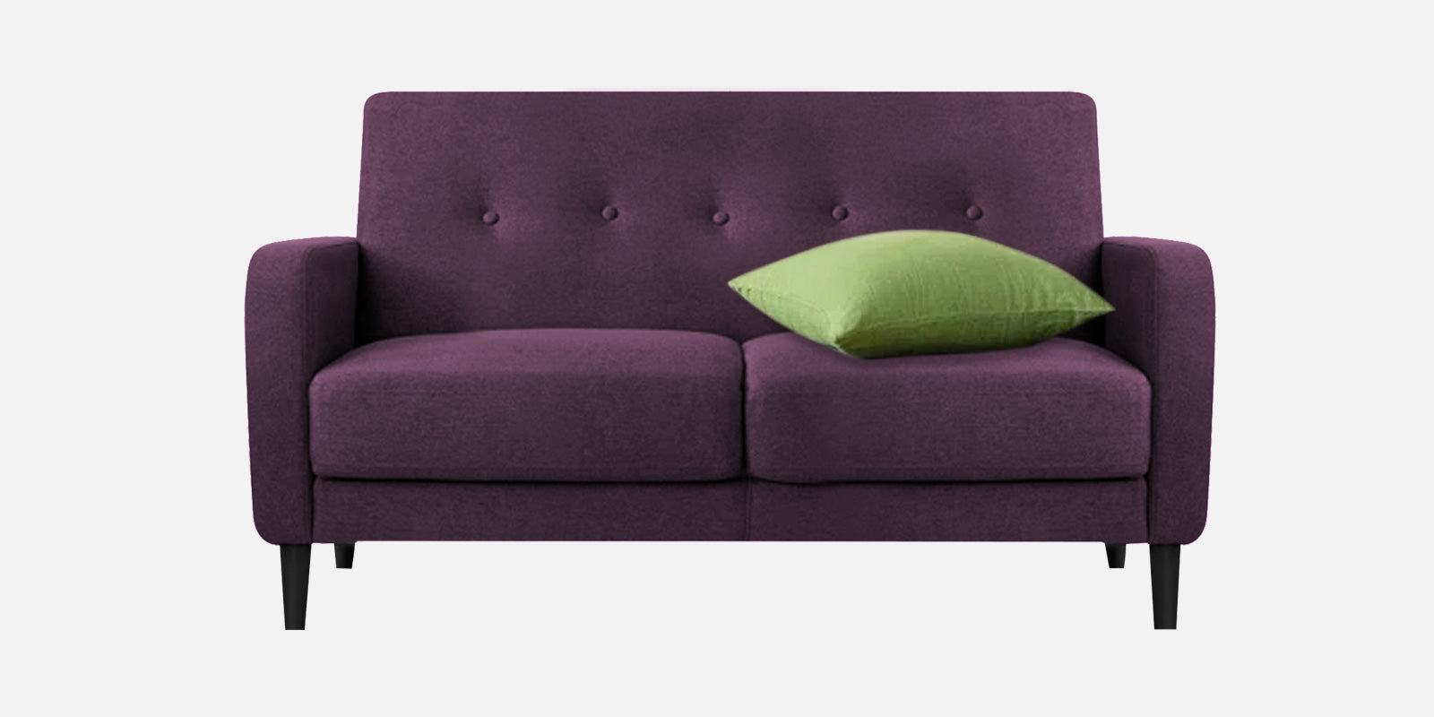 Marq Fabric 2 Seater Sofa In Greek Purple Colour - Febonic Living