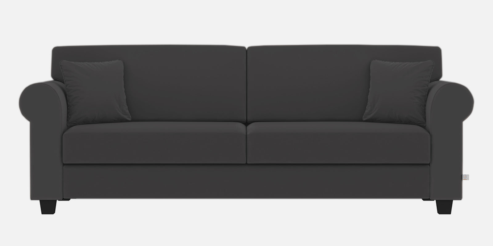 Numonk Velvet 3 Seater Sofa In Davy grey Colour - Febonic Living
