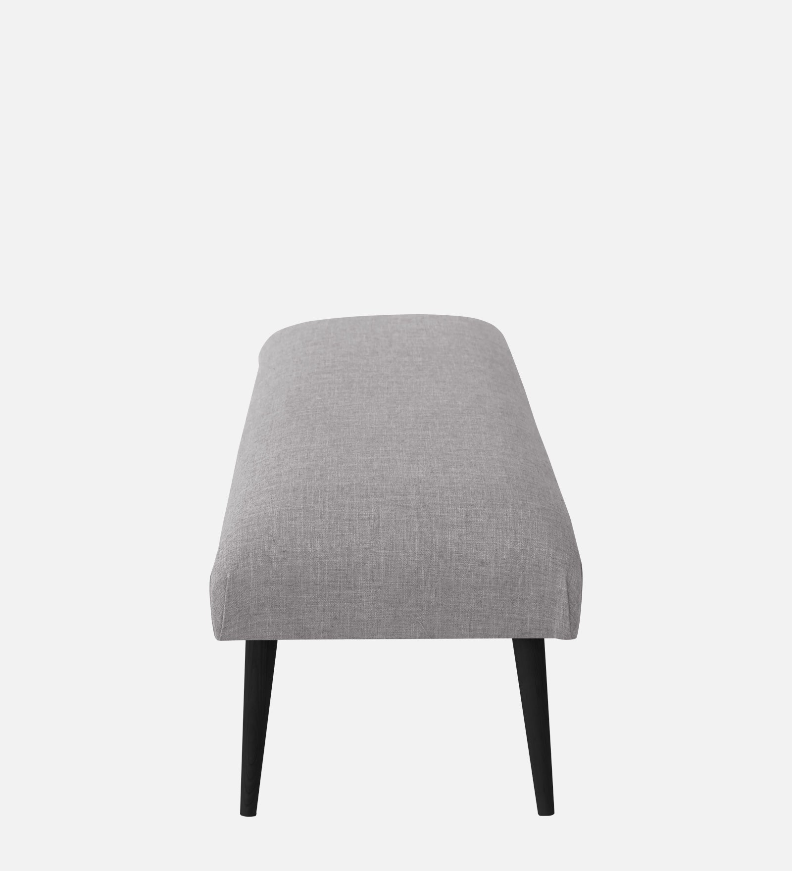 Adon Velvet Bench In Concrete Grey Colour - Febonic Living