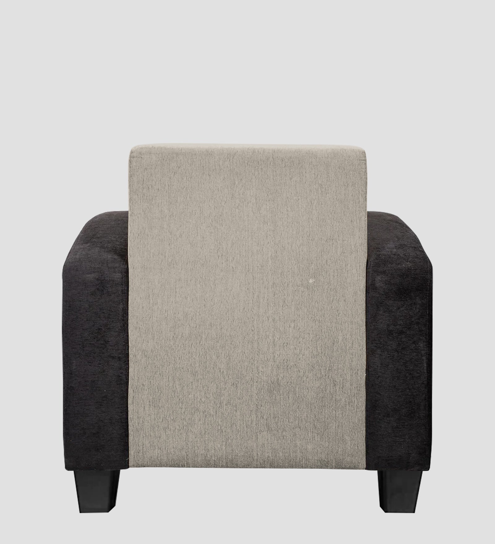 Alex Fabric 1 Seater Sofa In Ash Grey Colour - Febonic Living