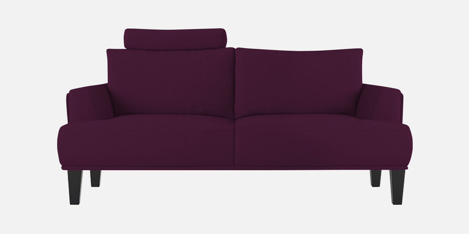Como Fabric 2 Seater Sofa In Greek Purple Colour - Febonic Living