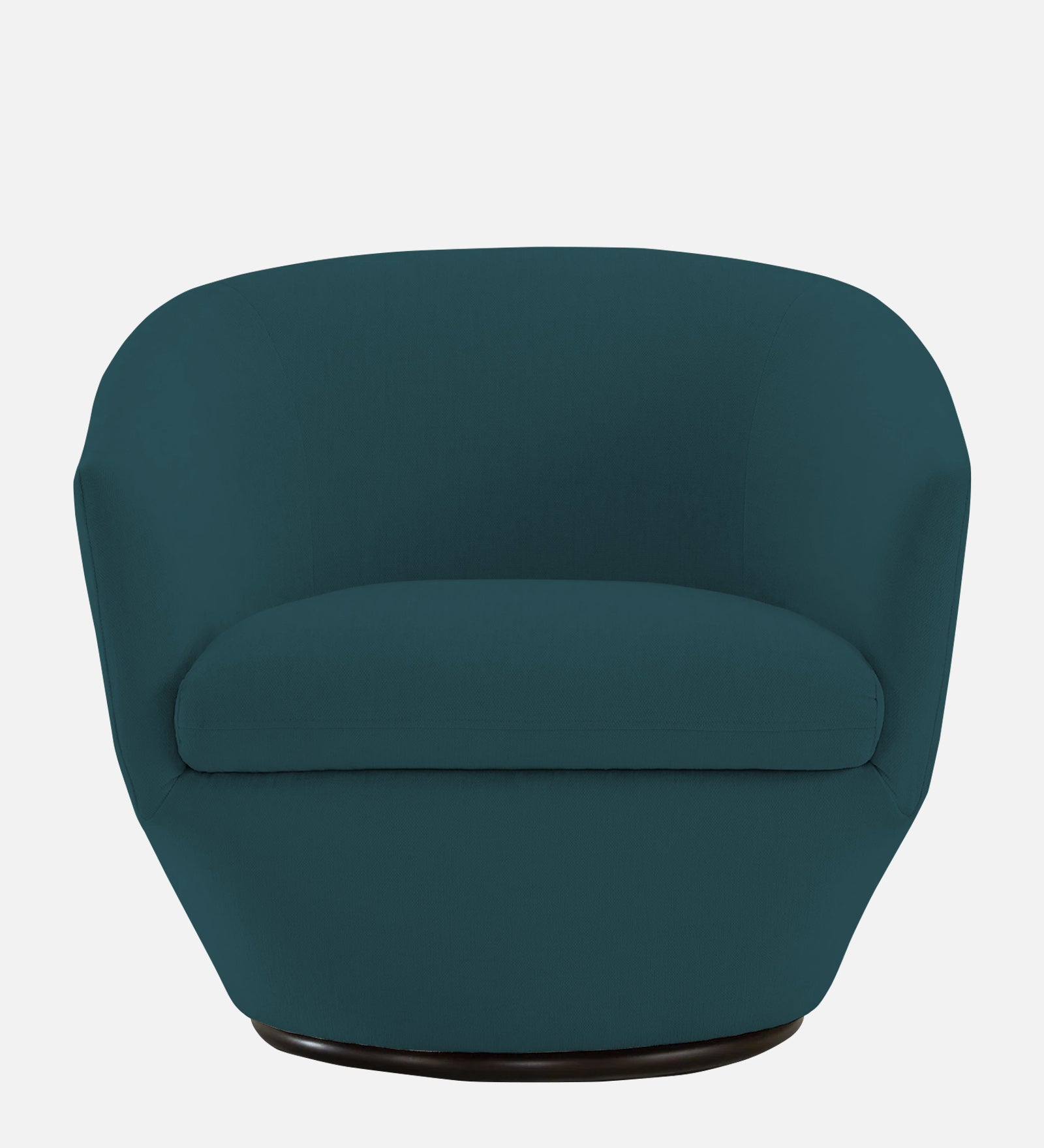 Haddie Velvet Swivel Chair In Arabian Green Colour - Febonic Living