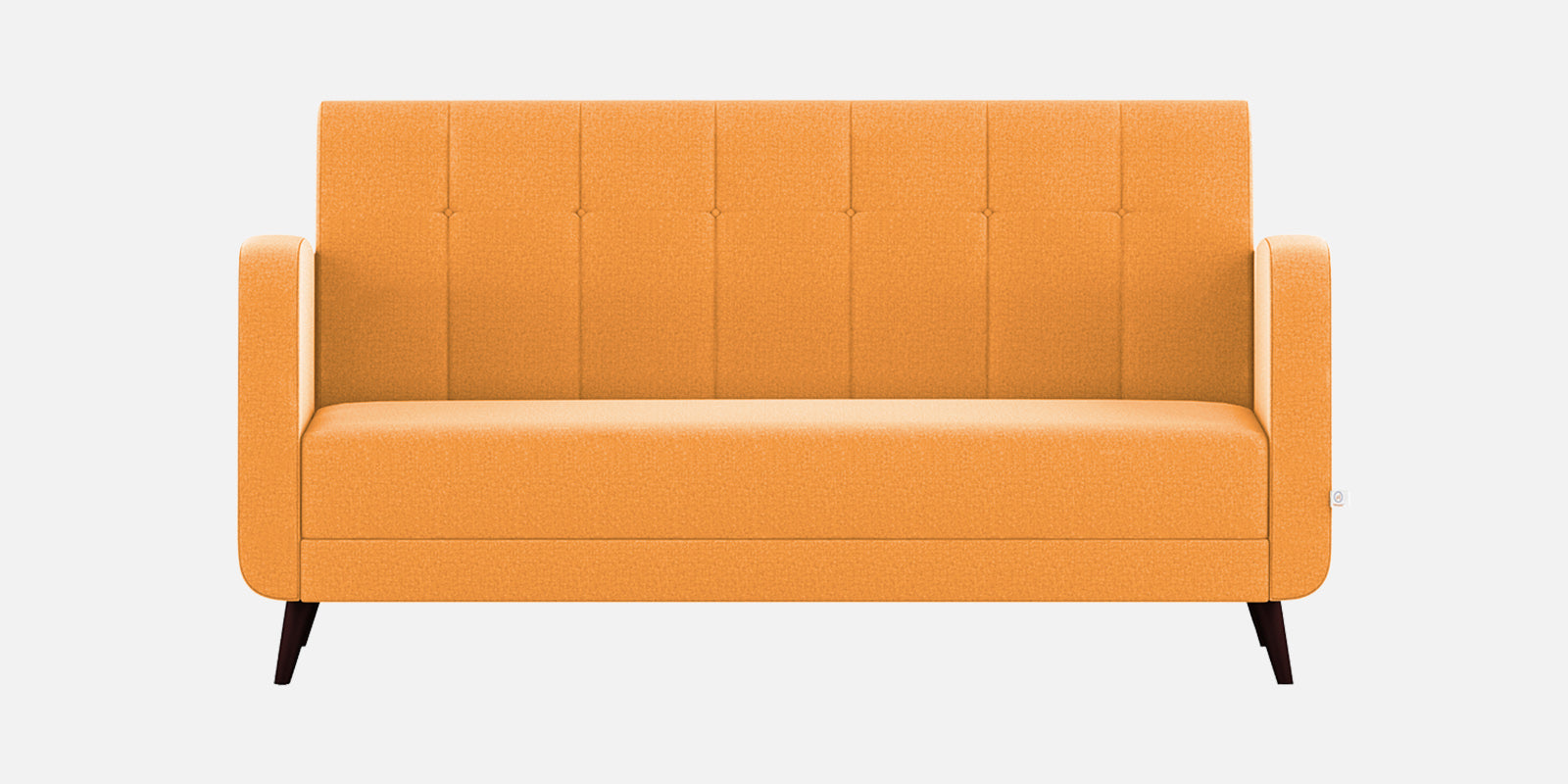 Wiki Velvet 3 Seater Sofa in Tangerine orange Colour