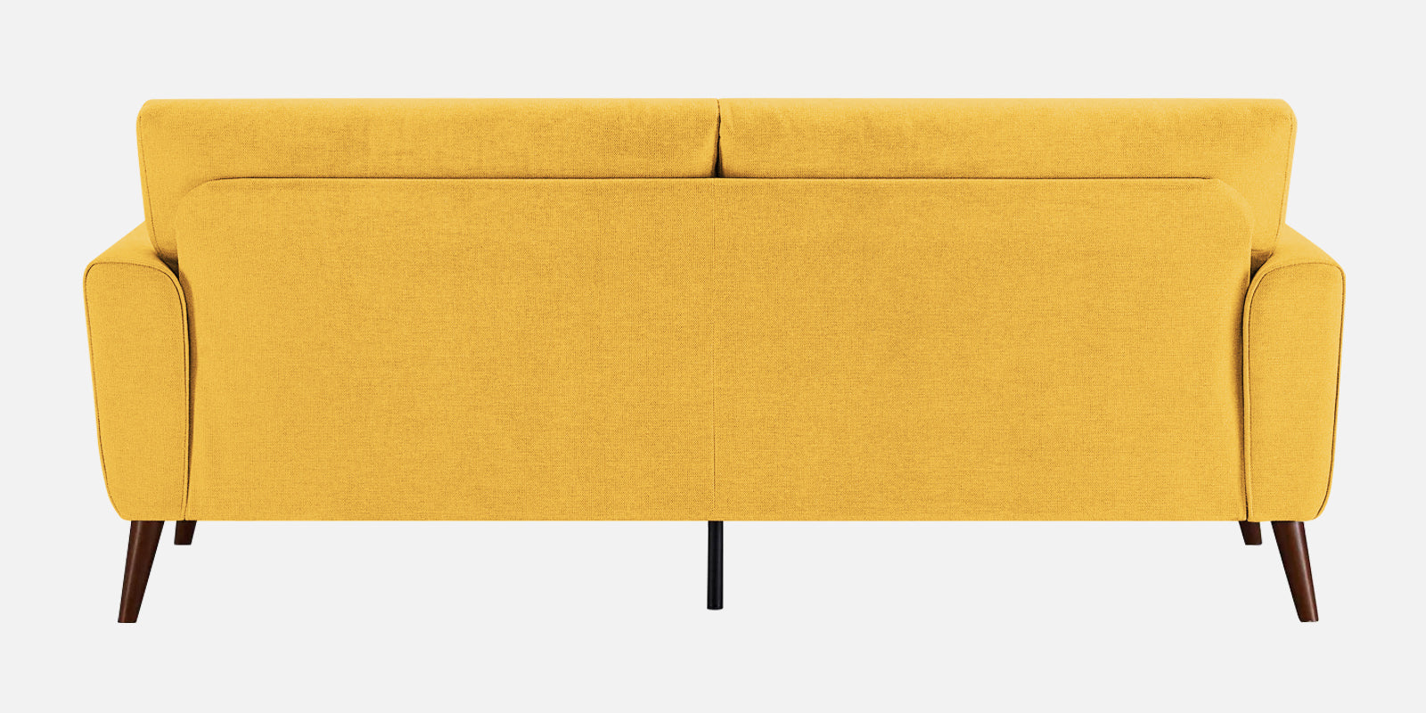 Castro Fabric 3 Seater Sofa In Bold Yellow Colour - Febonic Living