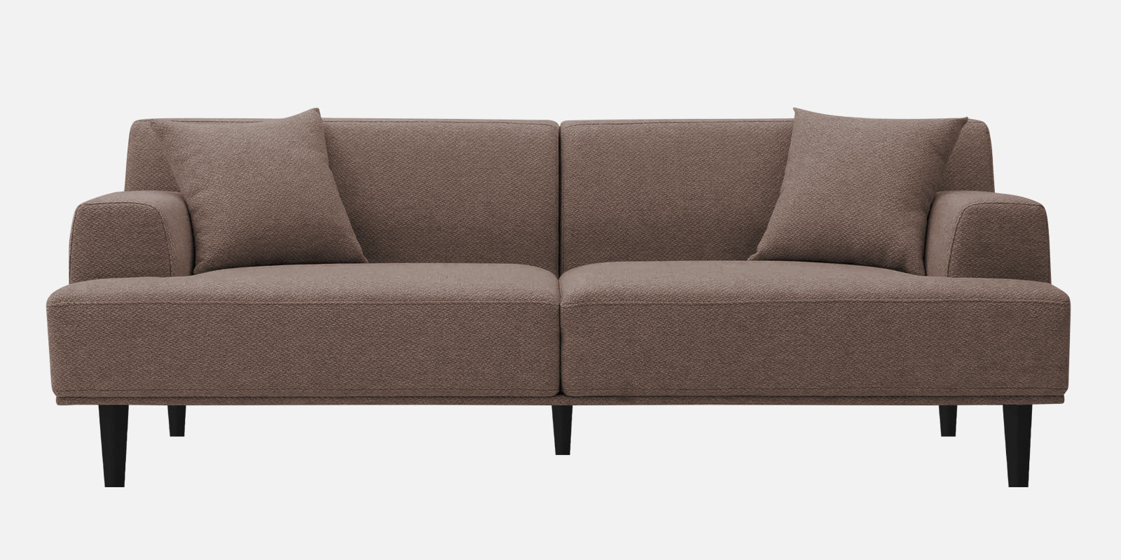 Cobby Fabric 3 Seater Sofa In Ginger Brown Colour - Febonic Living