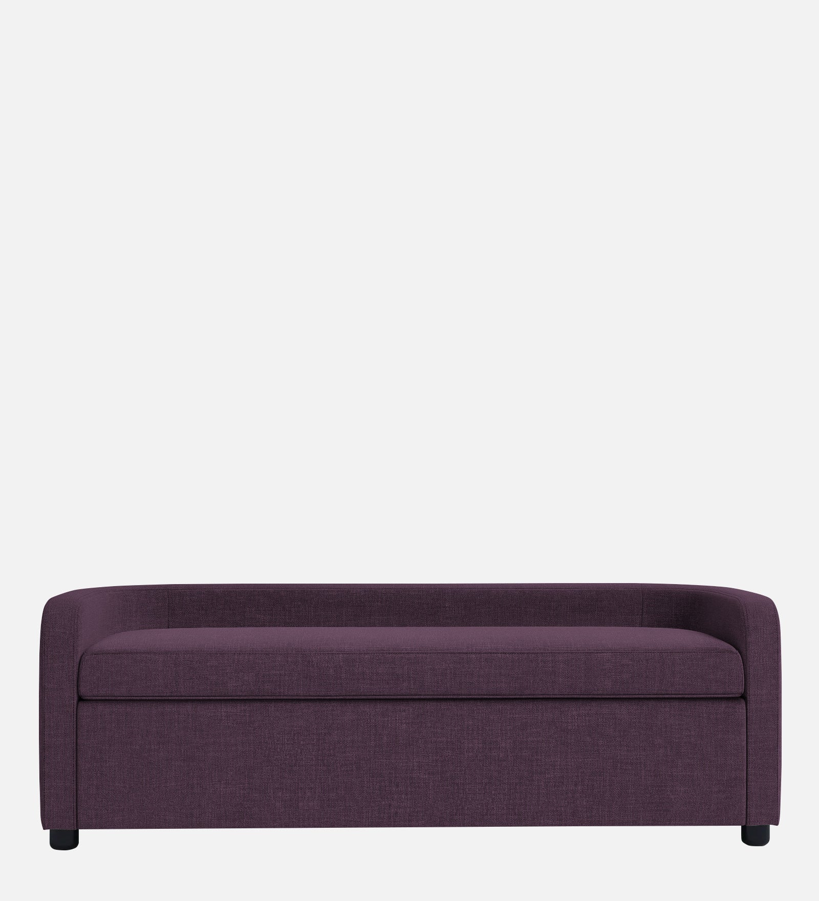 Cooper Fabric Storage Bench In Greek Purple Colour - Febonic Living
