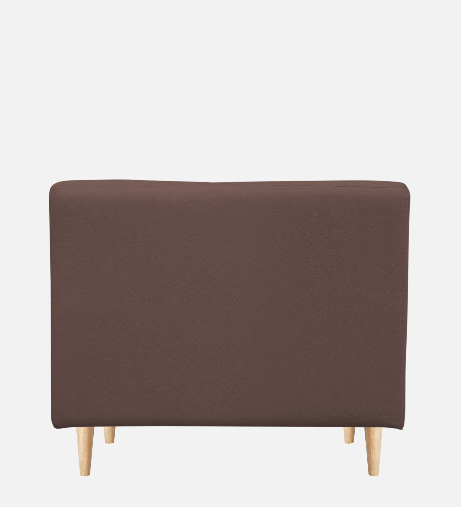 Woody Fabric 1 Seater Sofa in Berry Wine Colour