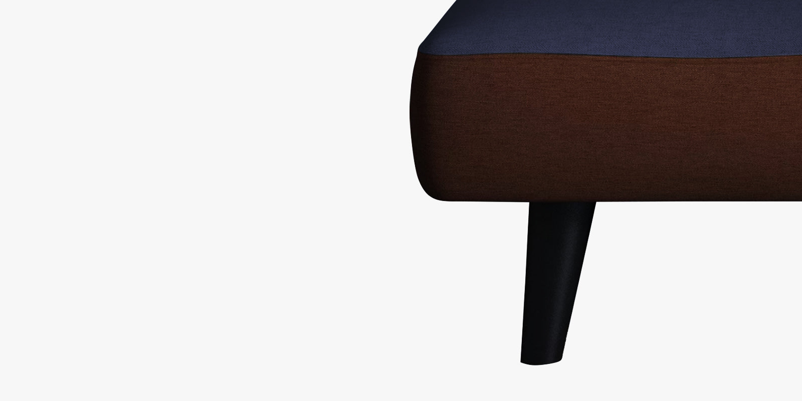 Vedan Fabric 3 Seater Convertible Sofa Cum Bed In Slate Blue Colour - Febonic Living