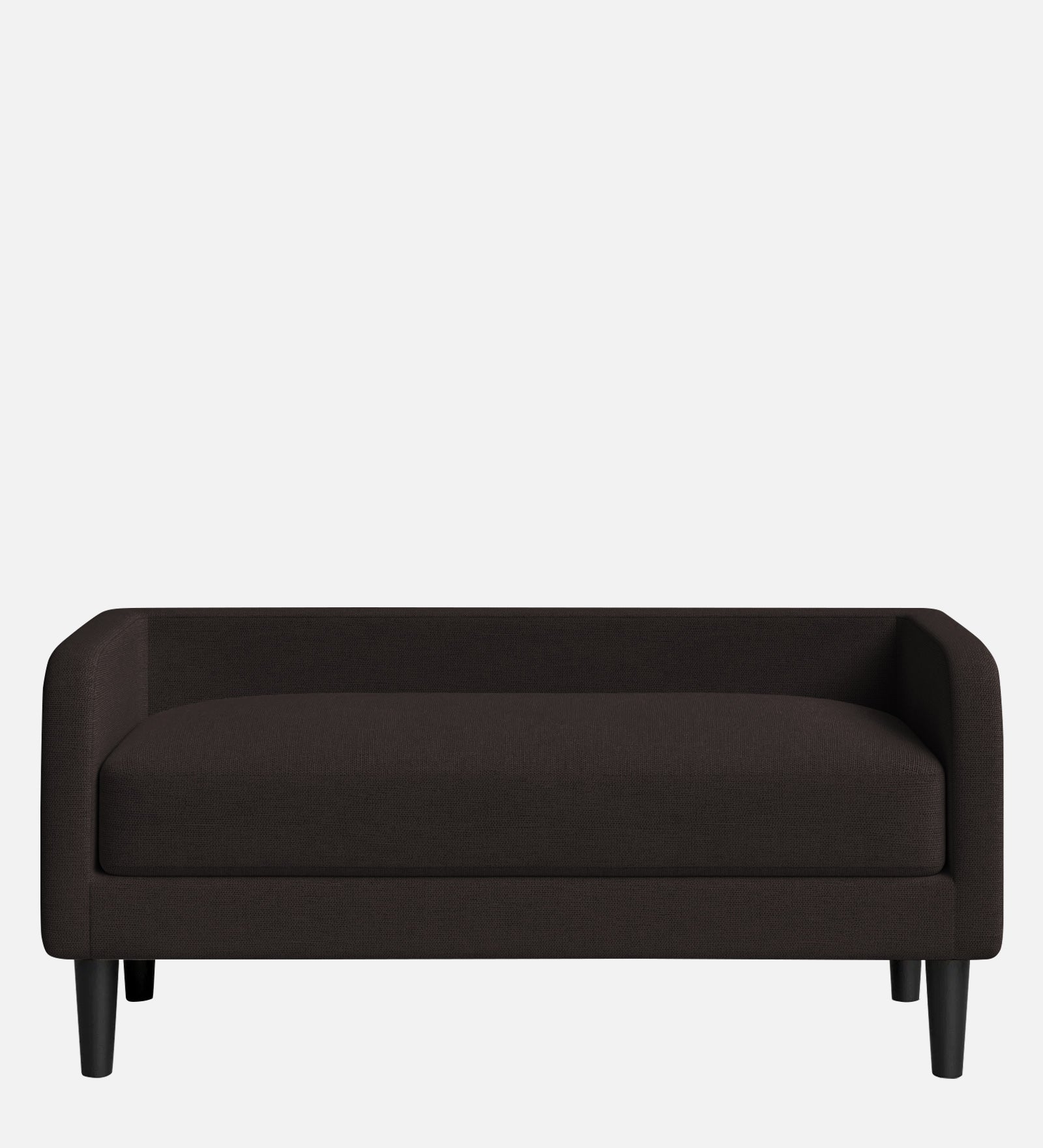 Maya Fabric Bench In Cara Brown Colour - Febonic Living