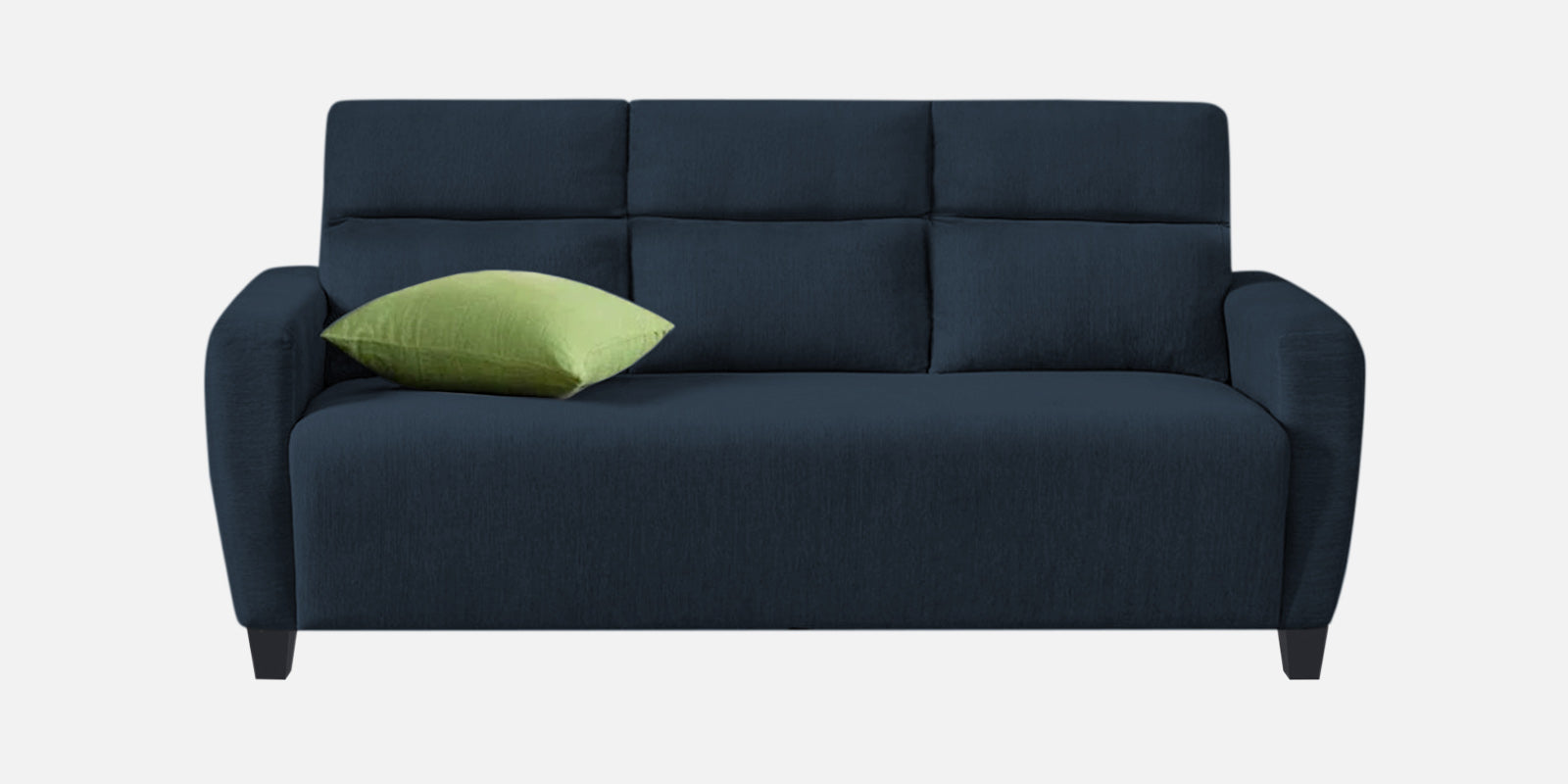 Bakadi Fabric 3 Seater Sofa in Denim Blue Colour