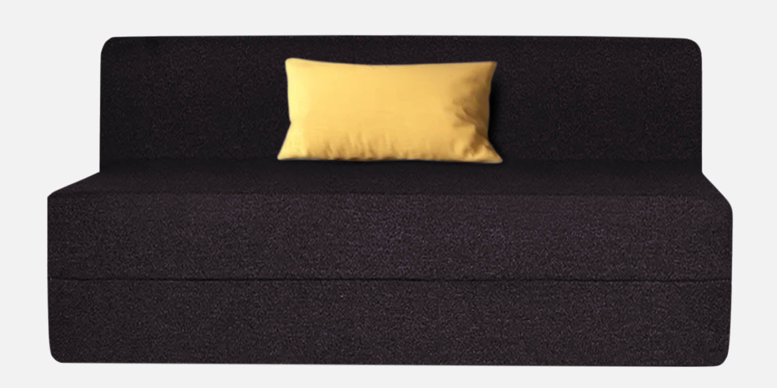 Fleepy Fabric 2 Seater Foldable Sofa Cum Bed In Cara Brown Colour - Febonic Living