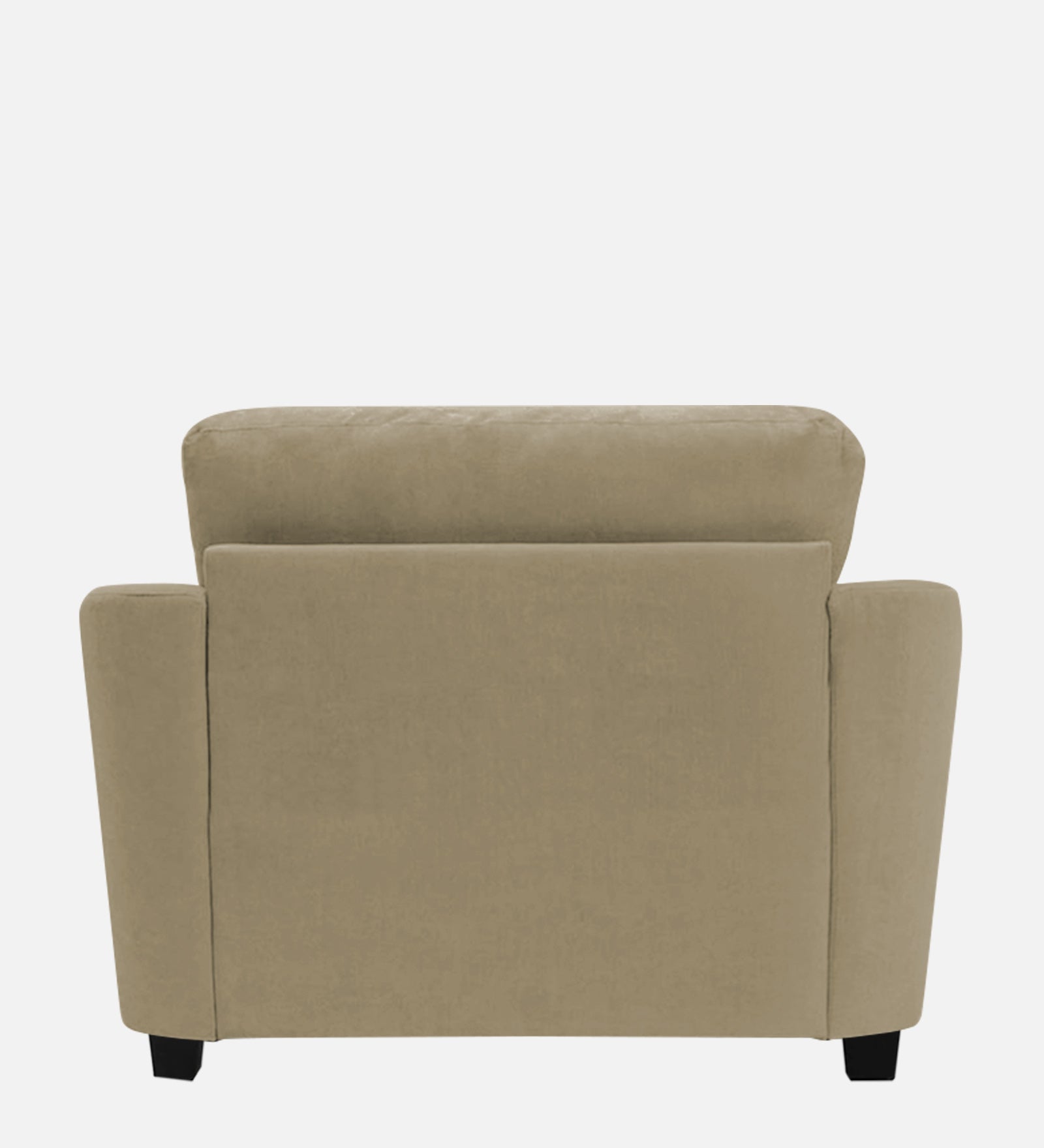 Mulan Fabric 1 Seater Sofa In Honey Beige Colour - Febonic Living